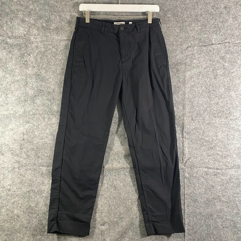 Billy Reid Trouser Pants Womens 4 Black High Rise Straight Leg